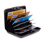 Алюминиевый кошелек RFID PROTECT CARD-BLACK для защиты банковских карт от считывания